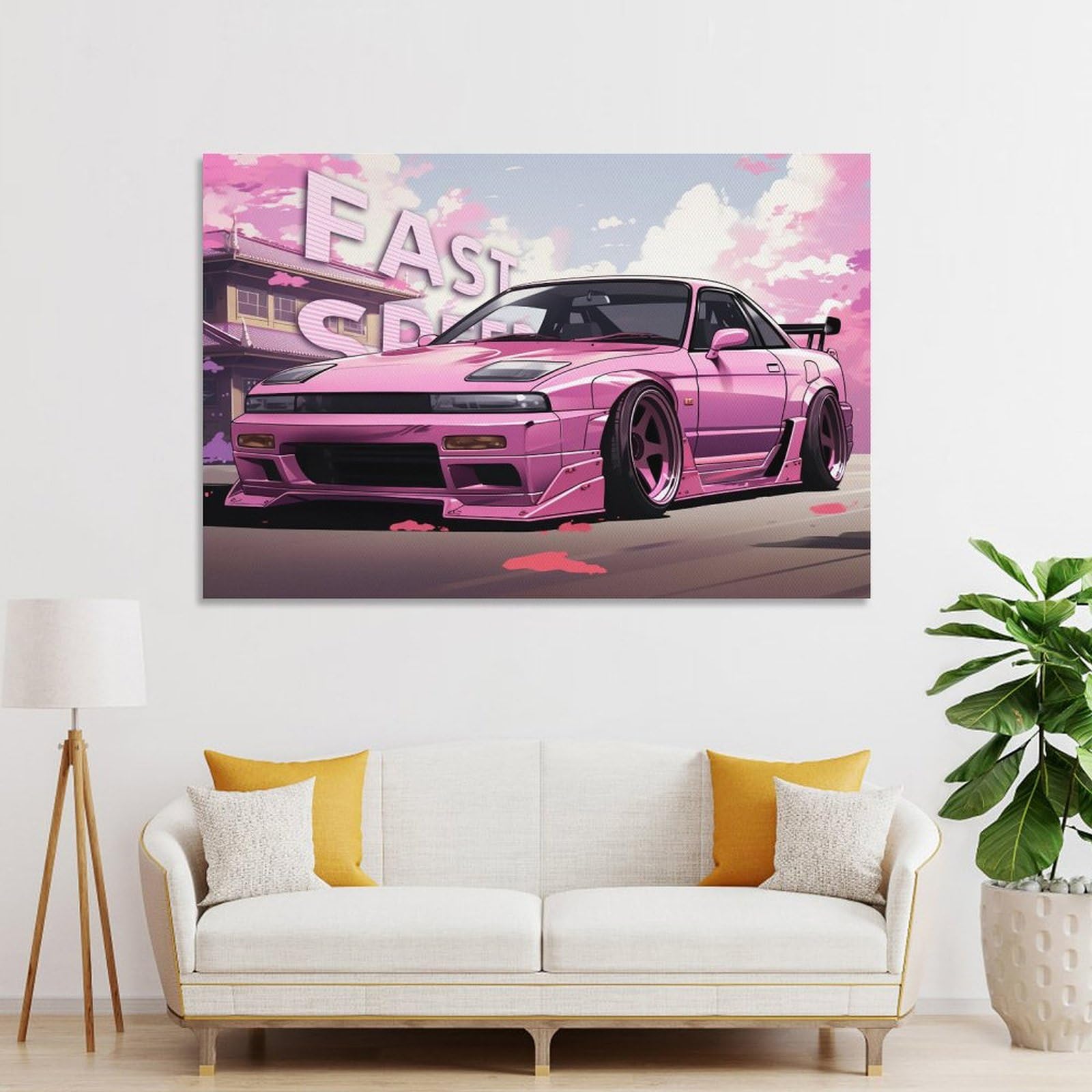 Amazon.com: Japan Jdm Car S13 Pink Cherry Blossom Retro Car