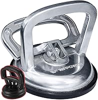 Vista 6 de WFPOWER Levantador de mango con ventosa amarilla de 5 pulgadas, removedor de abolladuras/ventosa de cristal resistente con ventosa pequeña
