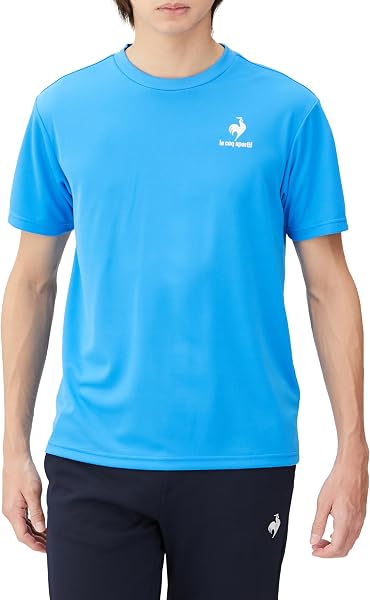 le coq sportif(ルコックスポルティフ) 半袖 Tシャツインナー 吸汗速乾 UVカット ストレッチ ワンポイント ランニング トレーニング テニス メンズユニセックス大人 - 5