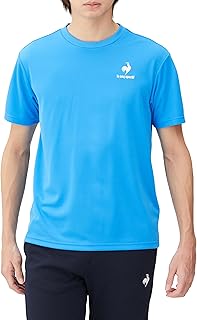 le coq sportif(ルコックスポルティフ) 半袖 Tシャツインナー 吸汗速乾 UVカット ストレッチ ワンポイント ランニング トレーニング テニス メンズユニセックス大人