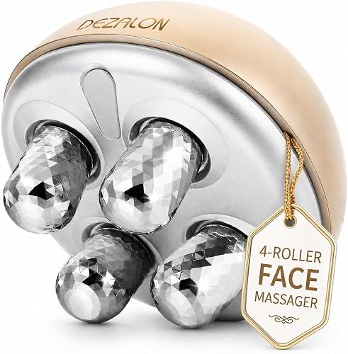 Microcurrent Facial Device, Face Massager Tool, Eye and Neck Massager, Face Roller, Beauty Tools for Relaxing Facial Massage and Skin Care Routine