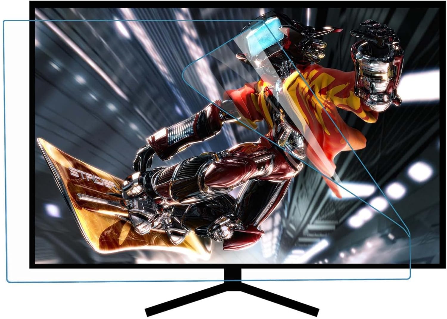 40-47 Inch Led Hd Tv Matte Anti-glare Film, Anti Blue Light, Anti-scratch Injury, Relieve Computer Eye Strain and Help You Sleep Better,Matte-47inch(1044x590mm)