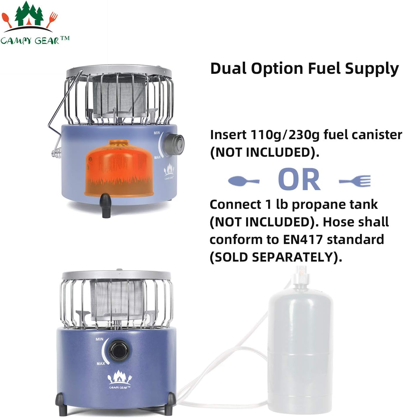 Crаzу Dеаlѕ Campy Gear Chubby 2 in 1 Portable Propane Heater & Stove, Outdoor Camping Gas Stove Camp Tent Heater for Ice Fishing Backpacking Hiking Hunting Survival Emergency (Navy Blue) 🔥 Hоt Dеаlѕ Campy Gear Chubby 2 in 1 Portable Propane Heater & Stove, Outdoor Camping Gas Stove Camp Tent Heater for Ice Fishing Backpacking Hiking Hunting Survival Emergency (Navy Blue)