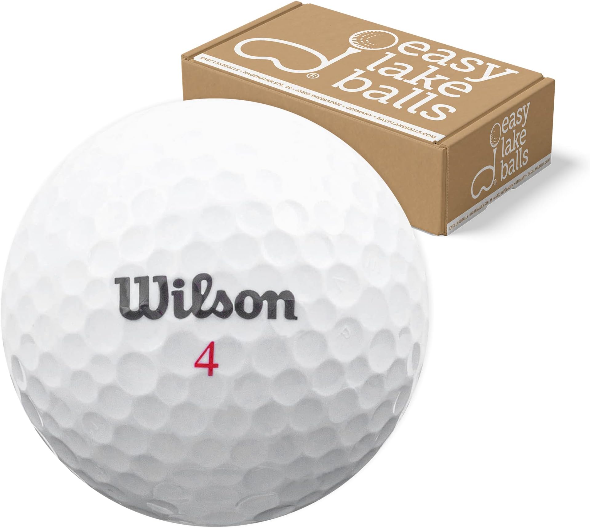 100 Wilson Mix RECOVERED GOLF BALLS/Lake Balls - AAA/AA Quality (A/B Grade) - IN Net Bag