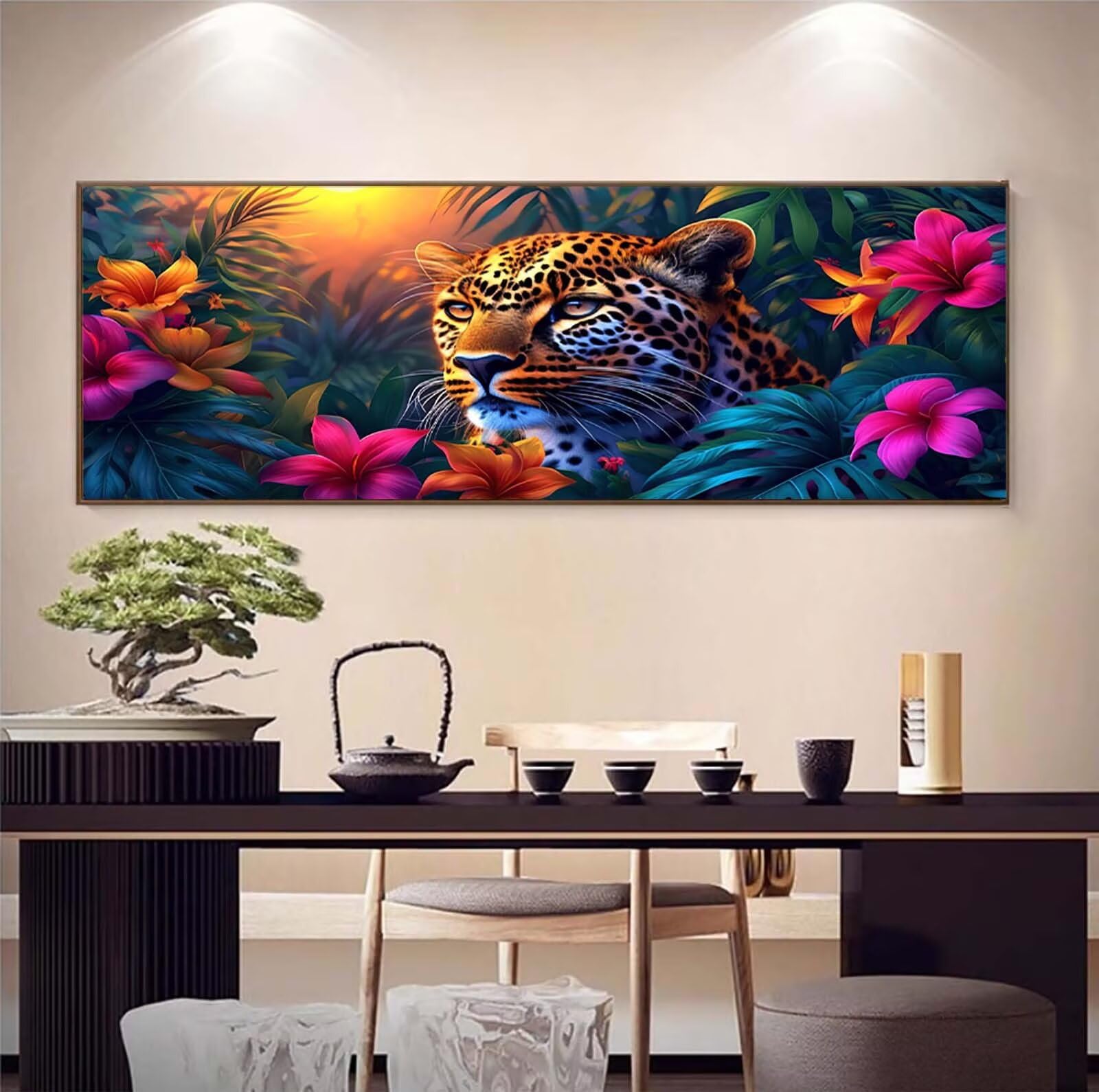 Diamond Painting Blume, XXL Diamond Painting Erwachsene 60x150cm s0h-41