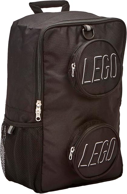 LEGO Lego Brick Backpack-Purple Carry-On Luggage, Black, One Size, Backpack
