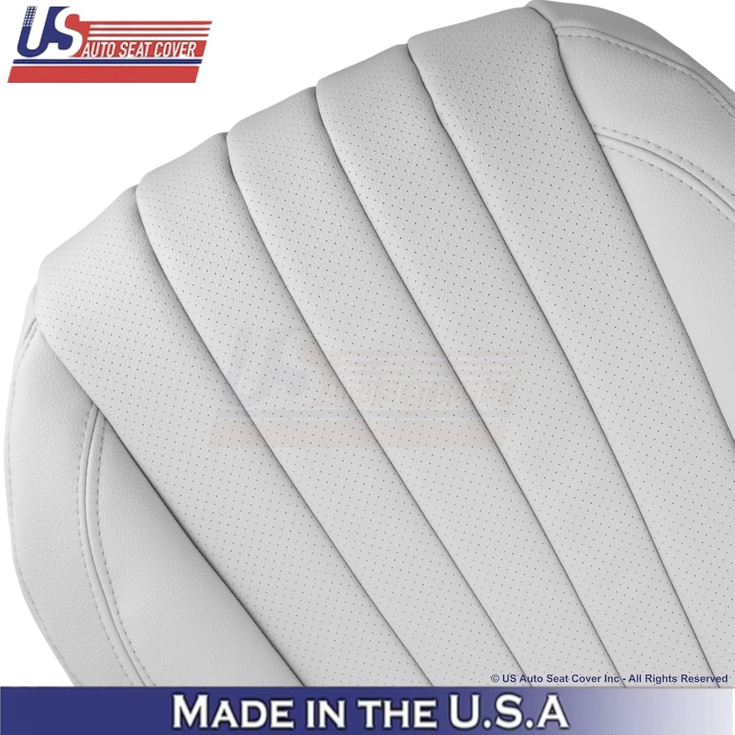 2019-2023 fits Mercedes Benz E-Class Genuine Leather Front Passenger Covers White