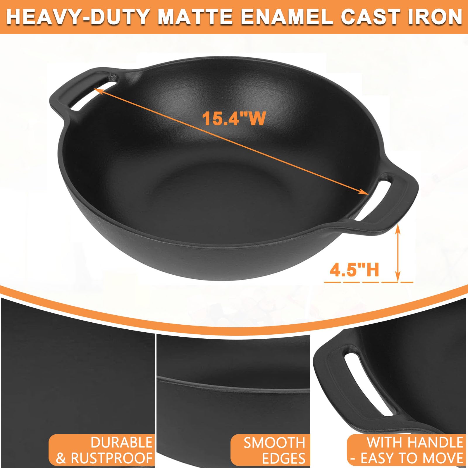 7425 Gourmet BBQ System Wok For Weber Any Gourmet BBQ System - Main Image