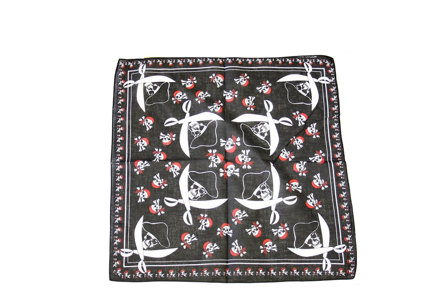Zac's Alter Ego Jolly Roger Pirate Skull Print Bandana/Face Mask