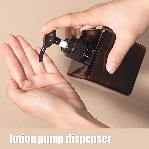 Miniatura 7 de Botella con Bomba, Dispensador de Jabón de Loción Vacío de Plástico Recargable, Contenedor Líquido para Champú de Baño y Gel Corporal, 8.5oz/250ml