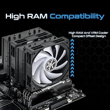 MICRO CENTER CPU Air Coolor Combo - AMD Ryzen 7 7700X CPU Processor with KINGCOOL Iron Wind 120mm ARGB CPU Air Cooler