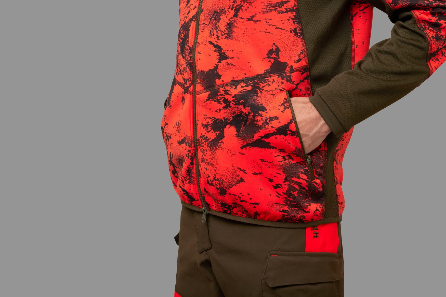 Härkila | Wildboar Pro camo fleece Jacke | Professionelle Jagd Kleidung & Jagd Zubehör für Herren & Damen | Skandinavische Qualität Made to Last |
