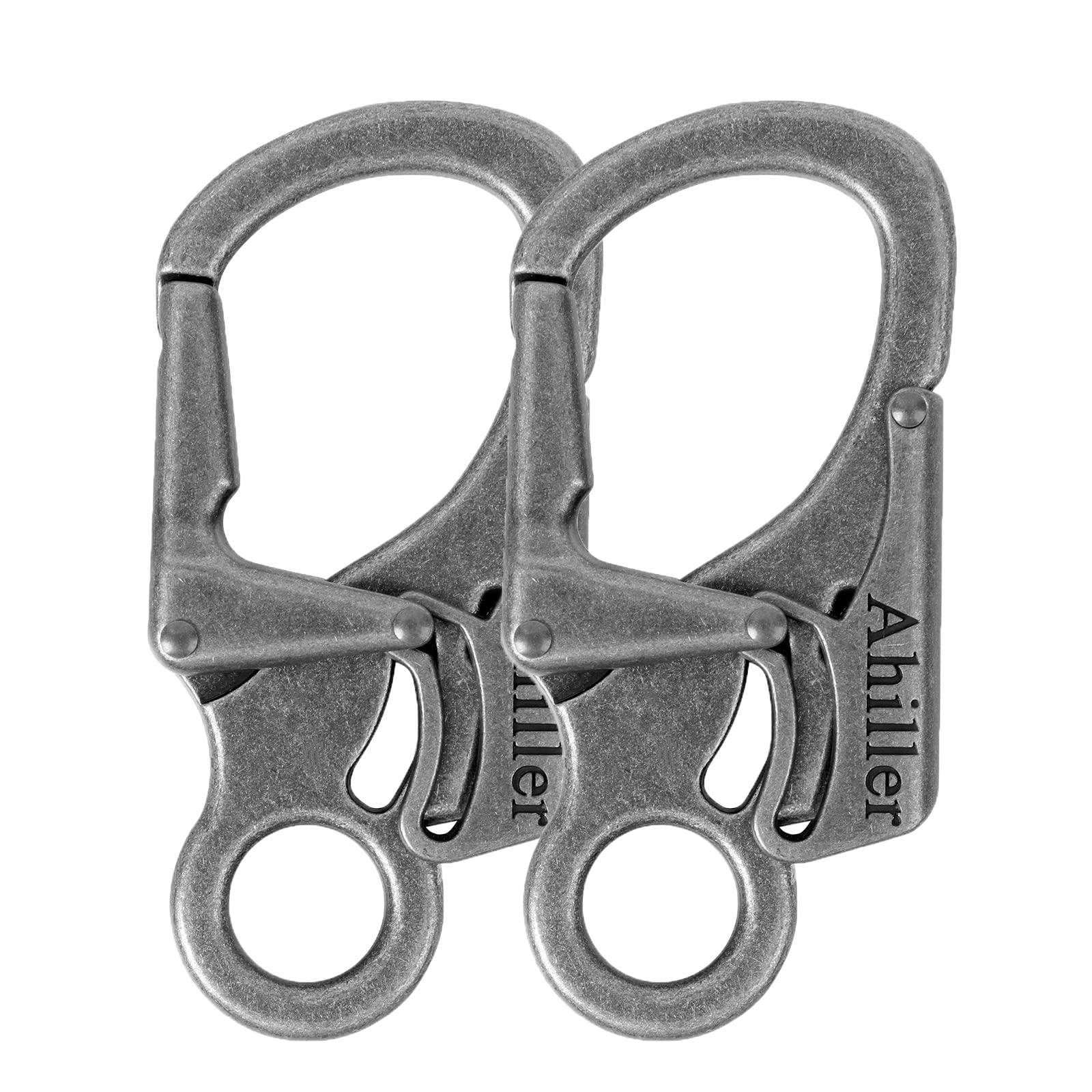 Ahiller Dual Lock Carabiner Clip, Zinc Alloy Keychain for Outdoor — Amazon image 32