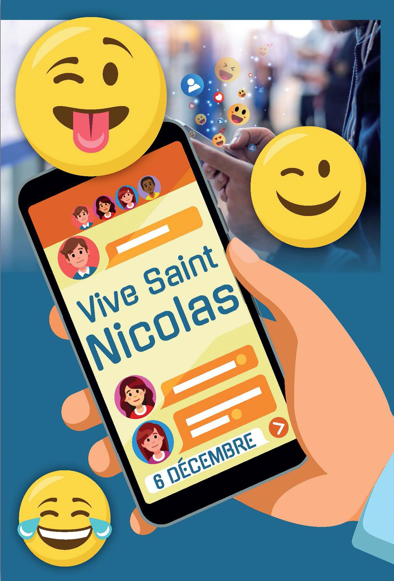 68-1324 Carte Vive Saint Nicolas Bonne Fête 6 Décembre Voiture Rouge Sport Course Automobile Manette Jeux En Ligne Garçon Enfant Ou Adolescent Ami