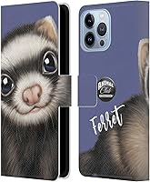 Vista 74 de Head Case Designs Funda de piel con licencia oficial de Animal Club International Bat Faces compatible con Apple iPhone 7 Plus/iPhone 8 Plus