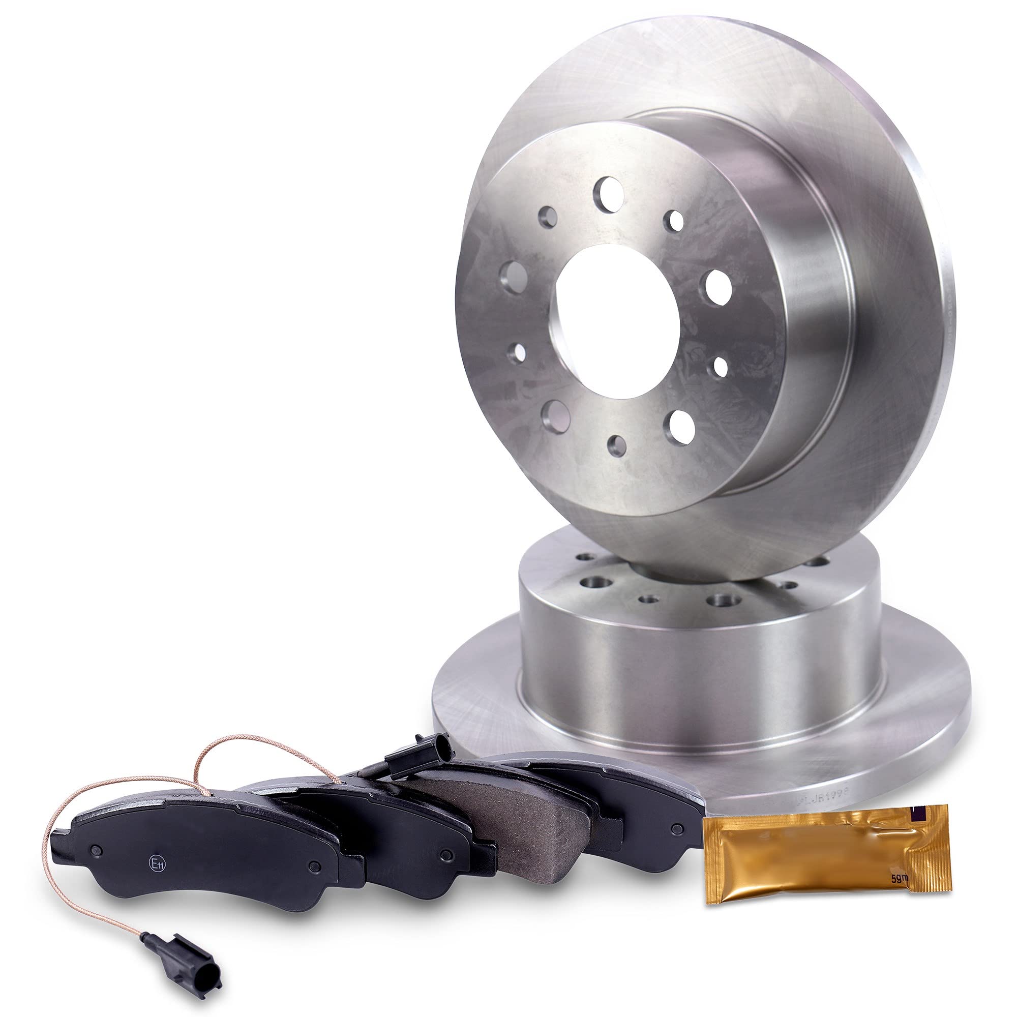 BESTPRICE Set freni asse posteriore incl. dischi freno 276 mm completi + pastiglie freno posteriori, compatibile con ALFA ROMEO 147 (937_), 156 (932_), 156 Sportwagon (932_), GT (937