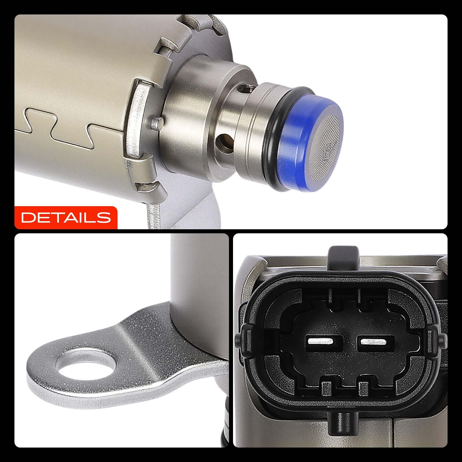 Frankberg Compatibile con o 2009-2018 Idea 2008-2012 500 berlina 500 C Cabrio 500L Timing-Control Valve Solenoid 1.3L Front One Piece Replace# 55273167