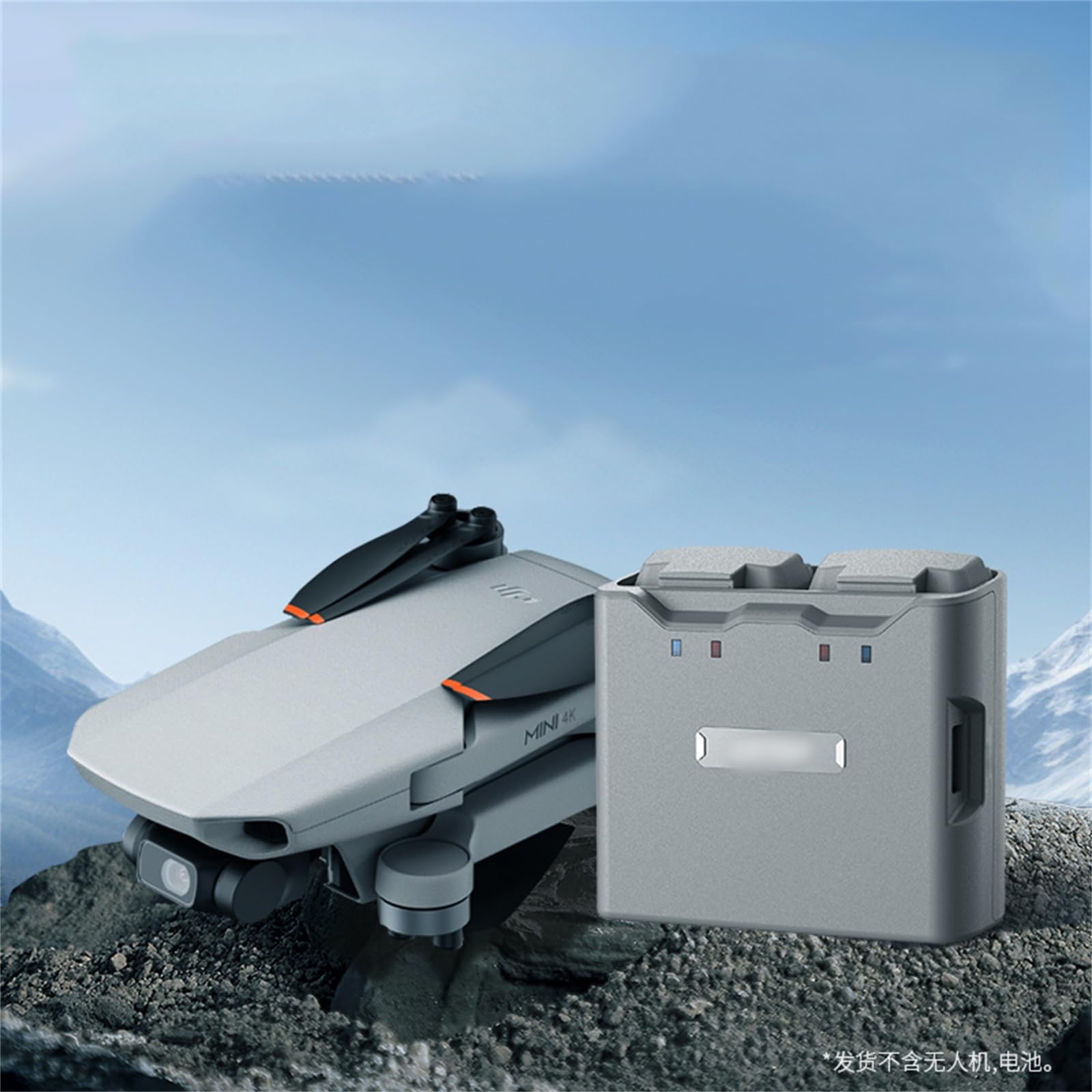 Chargeur de batterie pour DJI Mini 2/Mini 4K Hub de charge de batterie bidirectionnel (gris)