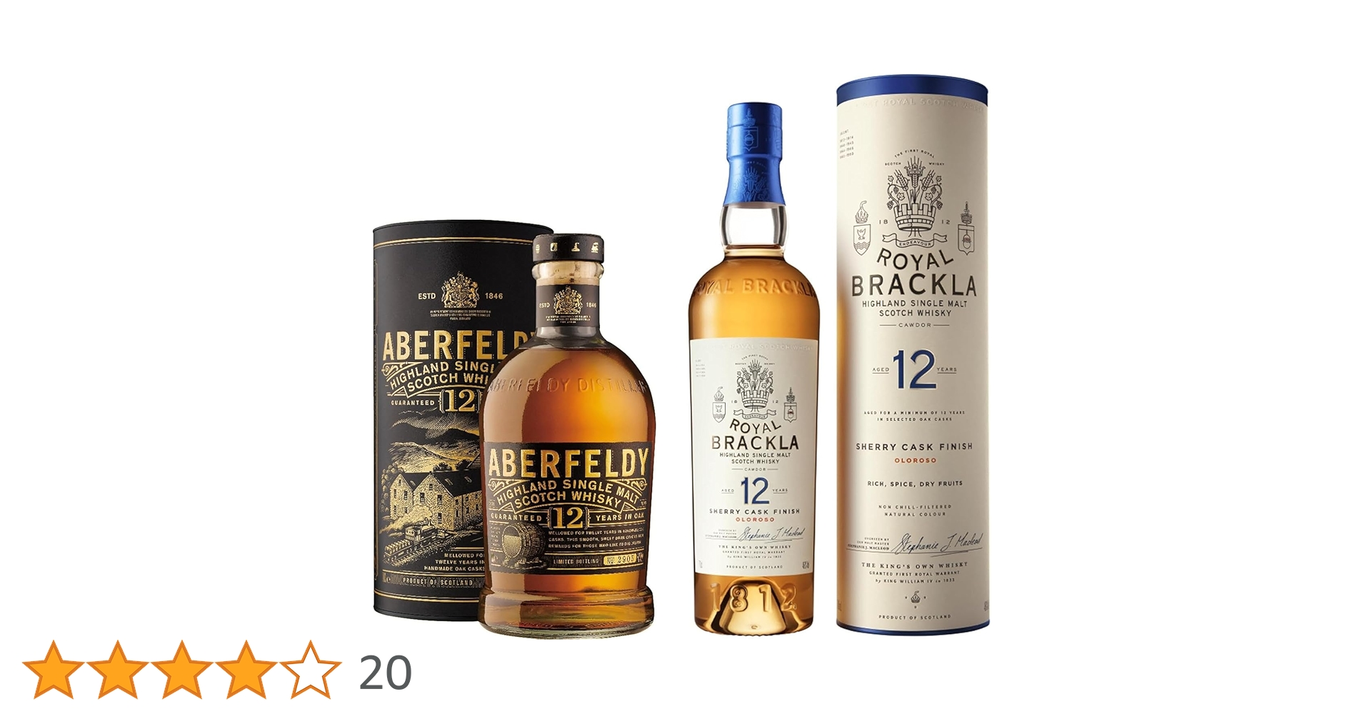 アバフェルディ12年　6本セット　正規品 Amazon.co.jp: アバフェルディ12年・ロイヤルブラックラ12年飲み比べ2