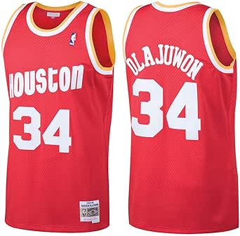 Amazon.com : adidas Houston Rockets #34 Hakeem Olajuwon NBA Soul ...