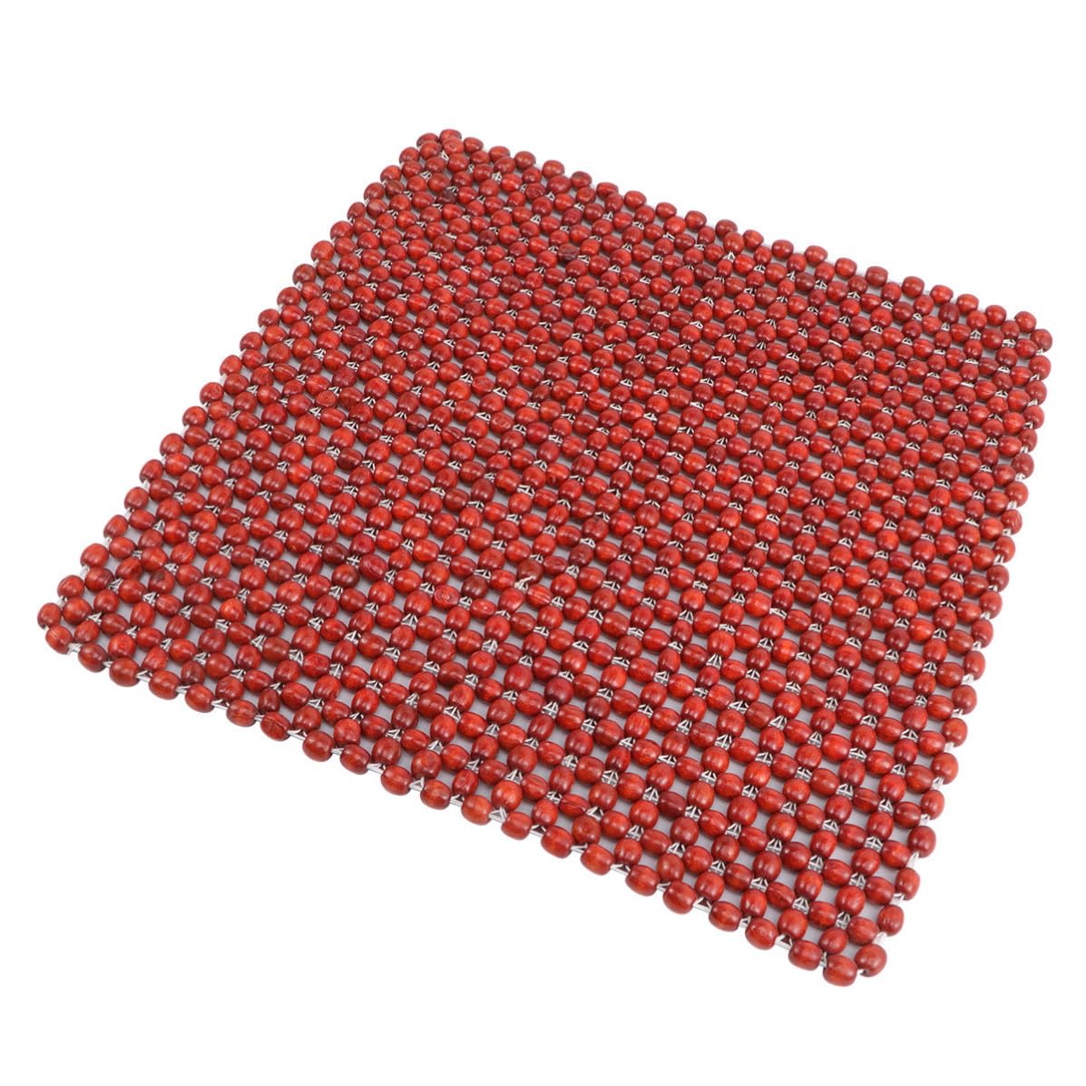Cojín para asiento de coche de madera roja contra el calor veraniego 8