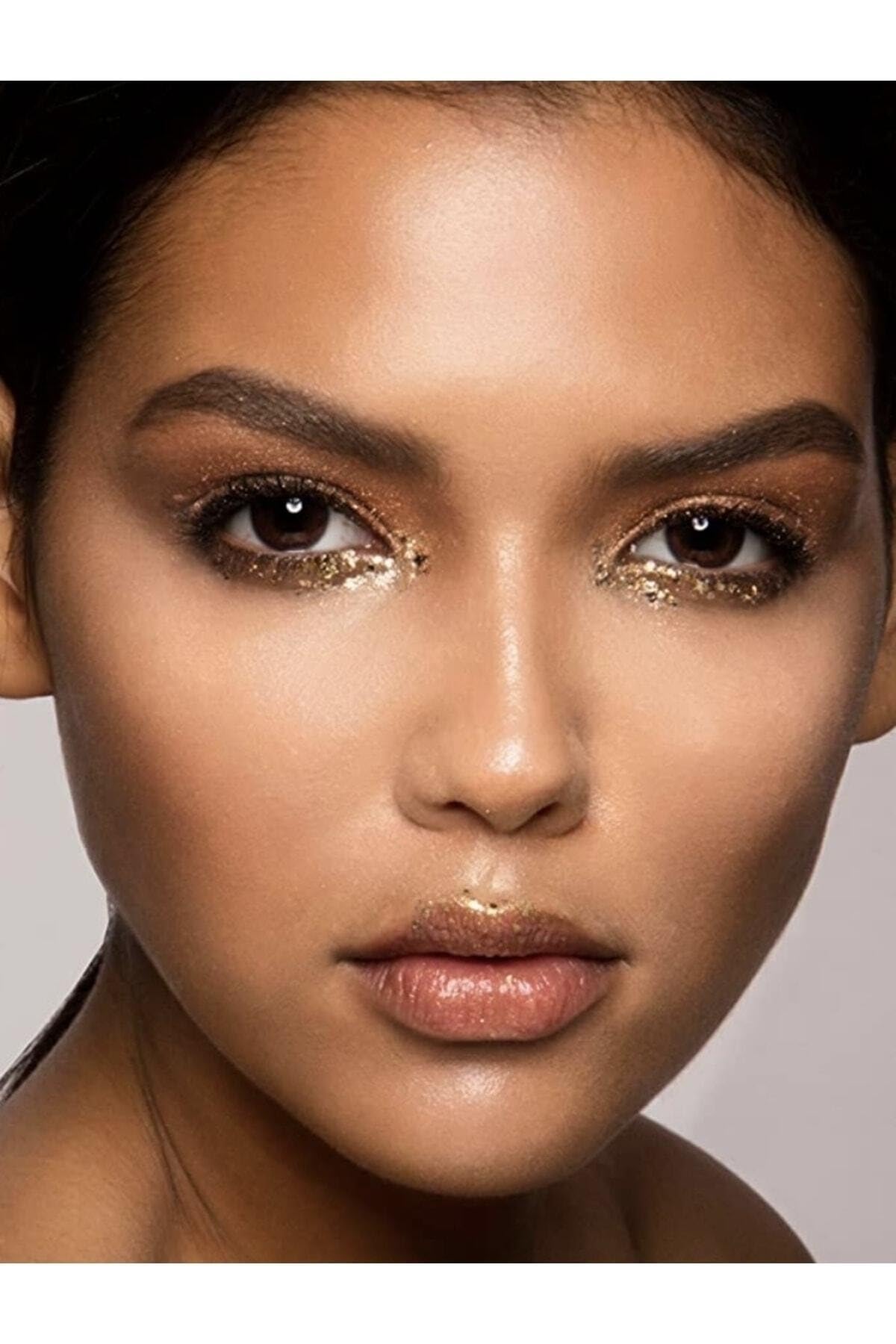 Hb Tasarım Altın Sarısı Gold Face Glitter - Sarı Yüz Ve Vücut Simi Işıltı Altın Sarı Simli Göz Farı, GGFG75A
