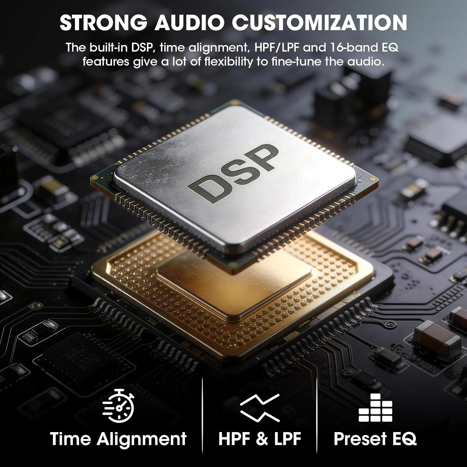 Single Din CarPlay Stereo Receiver: Wireless Android Auto Touchscreen Radio - 6.5 Inch Incell Display Hi-Fi DSP Type-C Fast Charge Dual Subwoofer 4V Pre-Out for Truck Vans Classic Cars