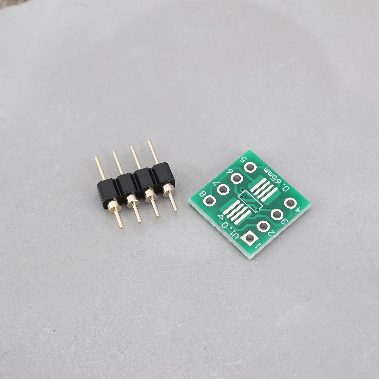EMSea 10 Pz MSOP8 SOP8 SOIC8 A DIP8 Convertitore PCB Board Con 4 Pin Placcati In Oro Per Laboratorio Fai Da Te Industria Riparazione Apparecchiature Elettroniche