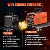 FEIFANKE MIG135 Poste A Souder Fil Fourré 135A 230V Poste à Souder IGBT Synergique 3 en 1 Poste A Souder MIG ARC TIG Alimentation Rapide Du Fil Compatible avec Fourré E308LFC-O - 4