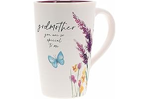 Pavilion 17-Ounce Godmother Floral Pattern Coffee Mug