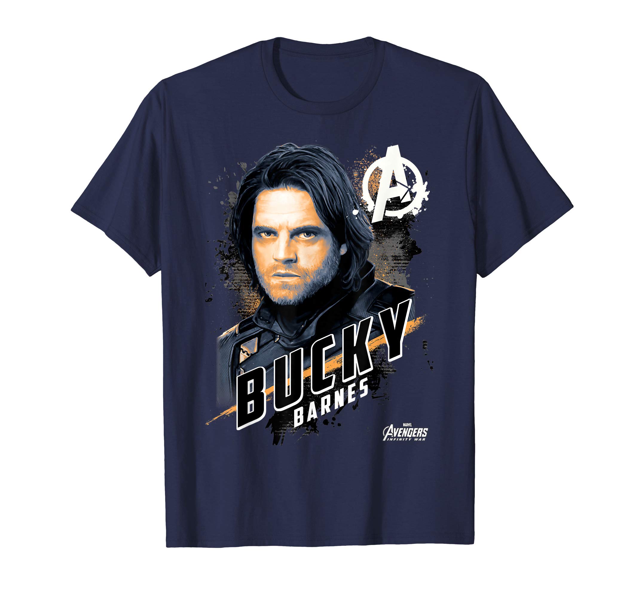 MarvelAvengers Infinity War Bucky Barnes Graphic T-Shirt T-ShirtOEKO-TEX STANDARD 100
