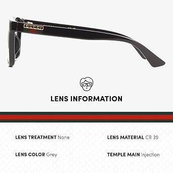 Gucci GG0746SA Lettering Logo Rectangular -Shaped Non-Polarized Sunglasses for Men Includes Luxury Eyewear Kit Black Frame with Gray Lens