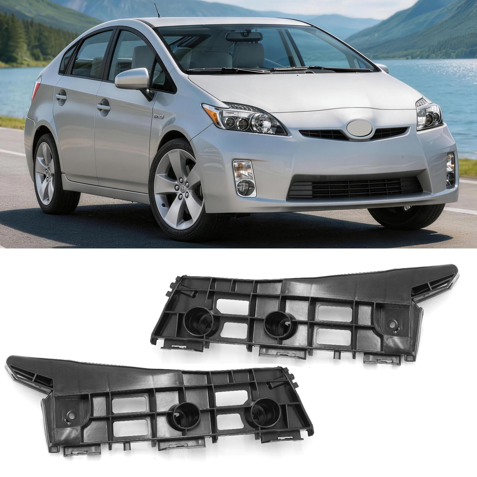 Photo 1 of Yumzeco Front Bumper Brackets for Toyota Prius 2010-2015