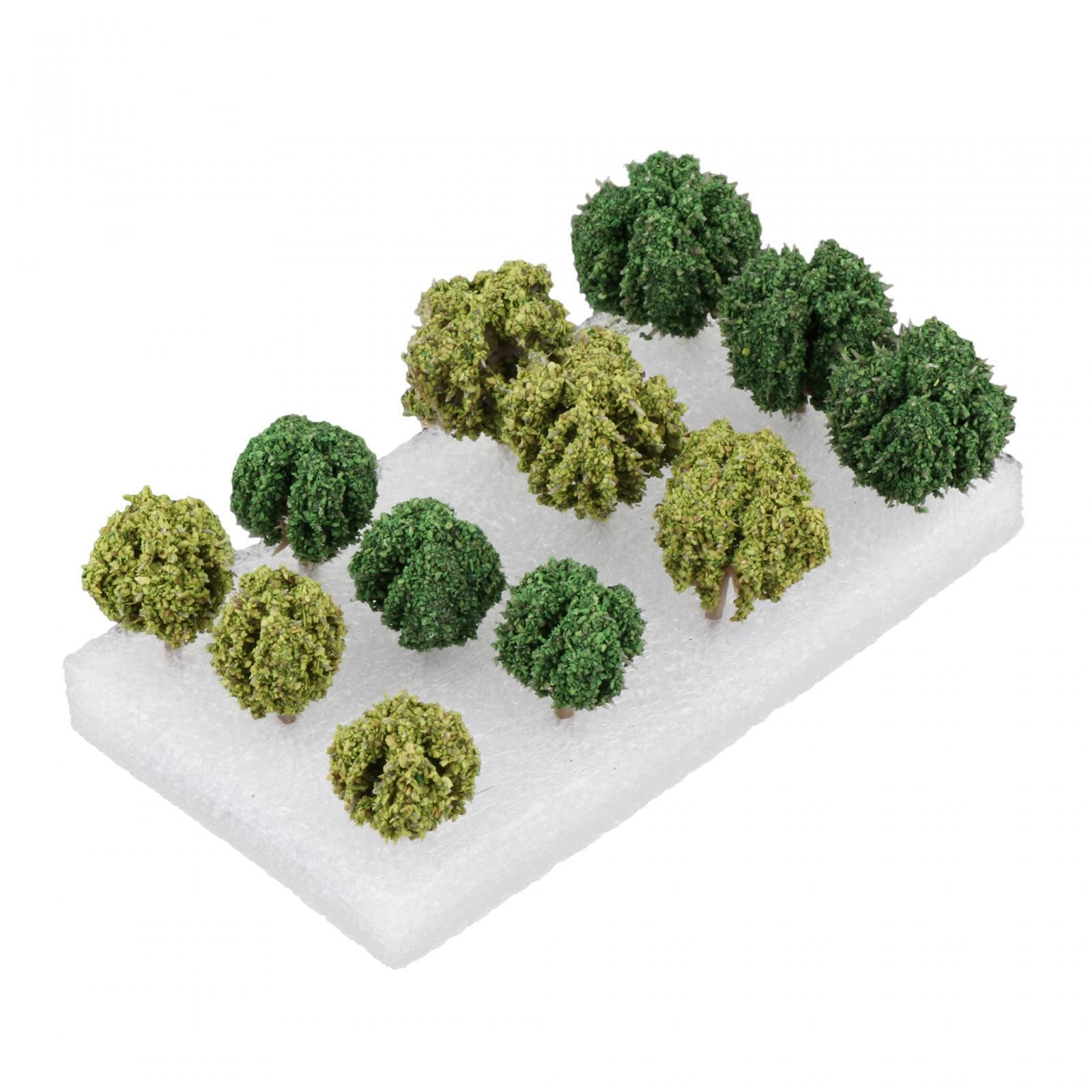 AUYXSSZ Scenery Trees Model Trees Train Railroad Scene Landscape Layout Unique Miniature Every Diorama with Realistic Appeal Miniature Tree Railroad Scenery