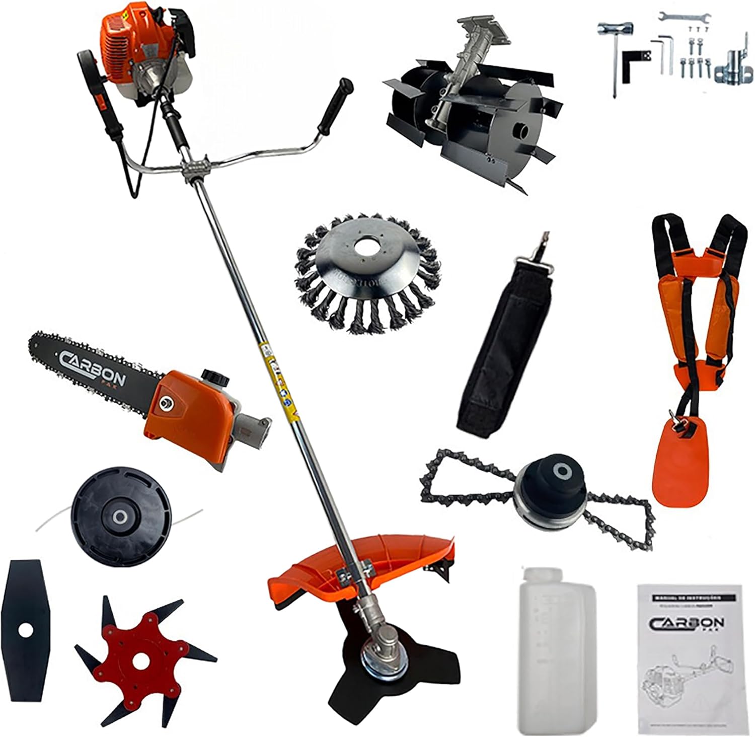 Roçadeira Multifuncional A Gasolina 52Cc 2,5Hp Profissional Review Sincero 1 71Tct Jgysl. Ac Sl1500