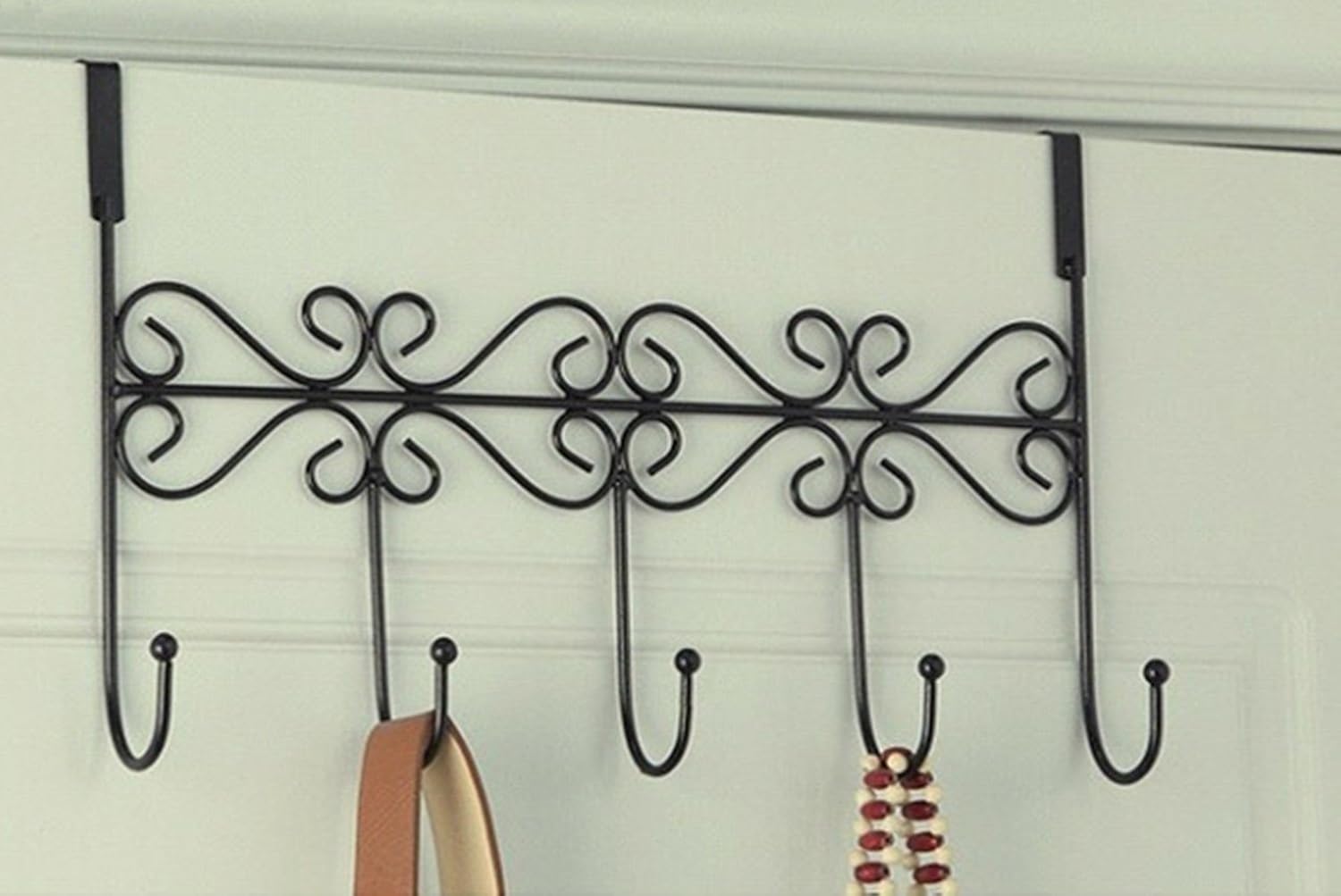 SDBING Over The Door Hanging Purse/Closet Rack 5 Hook