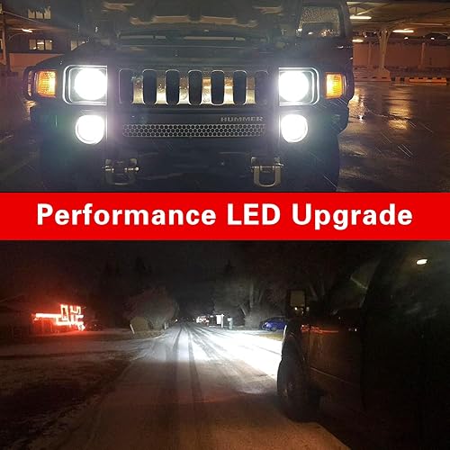 Miniatura 5 de QODOLSI 2 lámparas antiniebla LED delanteras para automóvil, súper brillantes y duraderas de repuesto de luz antiniebla para vehículos, Plug-N-Play,