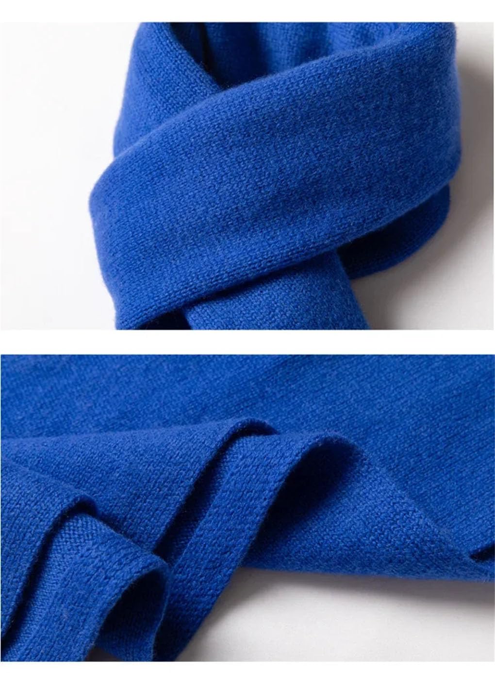 Dicker, Langer, gestrickter Kaschmirschal für Damen und Herren, wärmender Halswärmer und Schulterschal