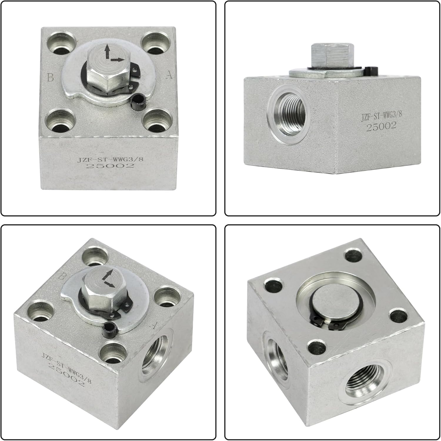 munirater Three Way Diverter Valves Kit Replacement for 1-2 Ton Mini Excavator W