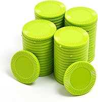 Vista 15 de Smartdealspro 64 unidades de 1.260 in/1.26 pulgadas de plástico opaco para contadores de aprendizaje, mini fichas de juego de fichas de póquer