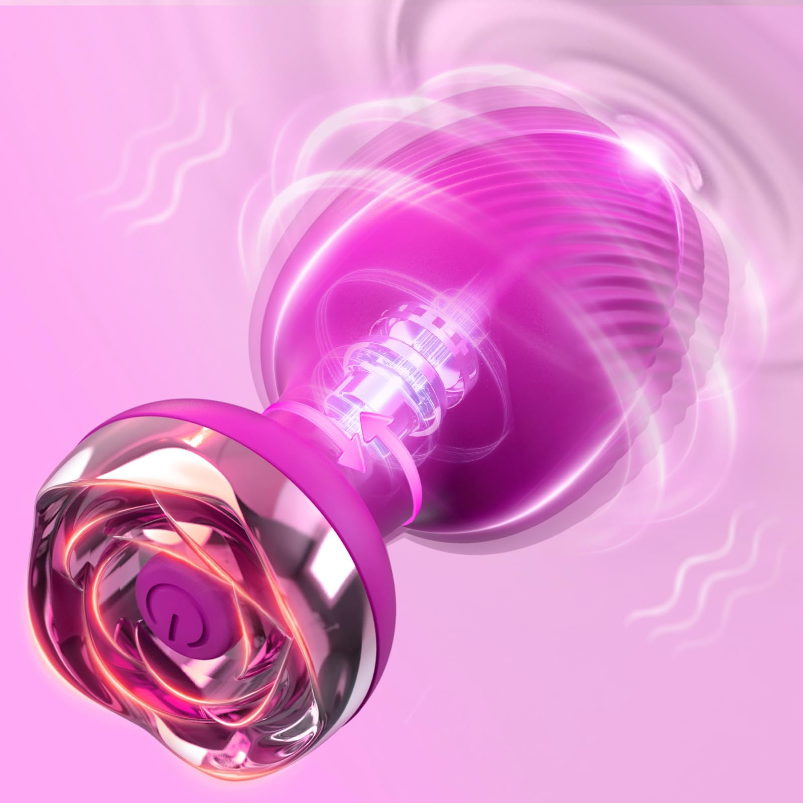 Plug Anales,con Vibración xxl Dildo Anal Vibradorador Mujer Juguetes eróticos para Pareja Sexuales con Mando a Distancia Consolador Butt Plug Anales Consoladores.. para mujer 10 Modos Carga, A26022808 — view 8