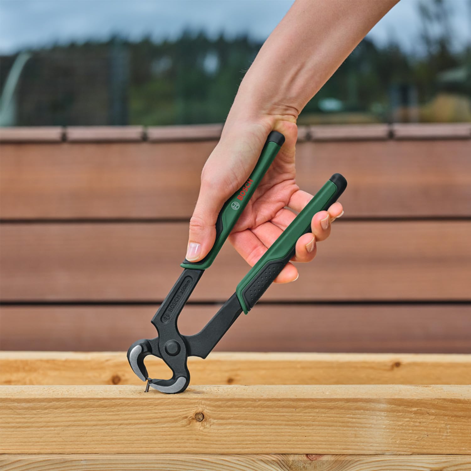 BOSCH Carpenters' Pincers 200mm - Slim Soft-Grip Handles for Easy, Precise Operation & Enhanced Control & Power Transmission 2