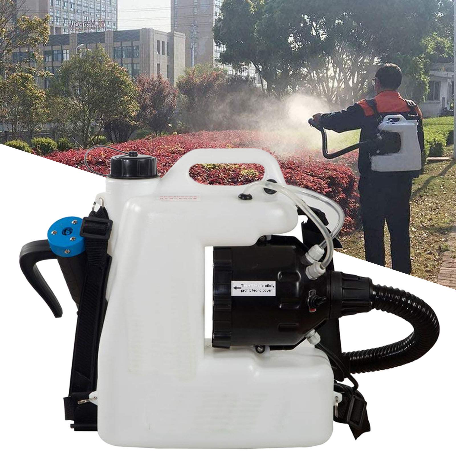 HGJDKSJ10L Portable ULV Electric Sprayer, Disinfectant Fogger Machine, Home Garden Supplies, Hospital Farm School Industrial Disinfection Sprayer