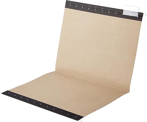 Miniatura 4 de Tienda Basics Carpetas colgantes para archivos, tamaño carta, negro, paquete de 25