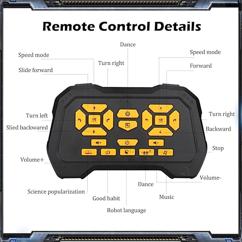 Miniatura 6 de Robot de juguete RC para niños de 3, 4, 5, 6, 7, 8, robot programable inteligente con detección de gestos, robot de control remoto para niños y