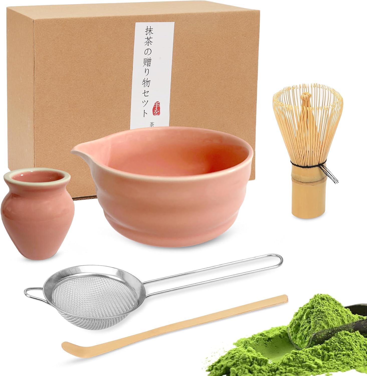HAPLOVE Premium Matcha Tea Set including Bamboo Whisk