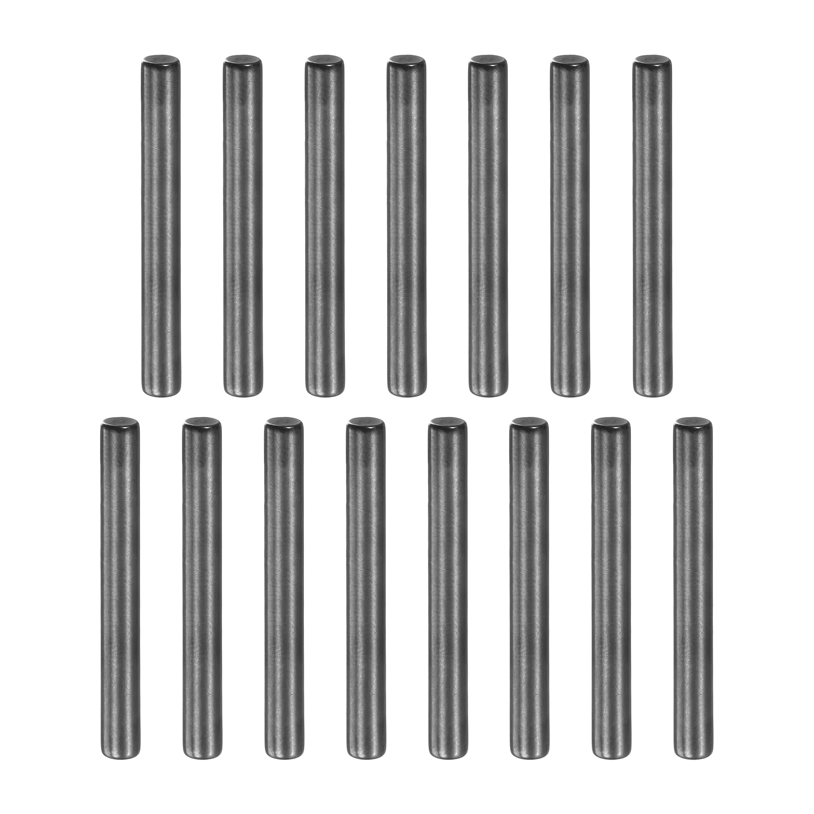 sourcing map 15Pcs 4mm x 35mm Dowel Pins, 304 Stainless Steel Cylindrical Shelf Support Pegs Chamfered End Pin Rod Fasten Elements Metal Shelf Pegs, Black โ image 1