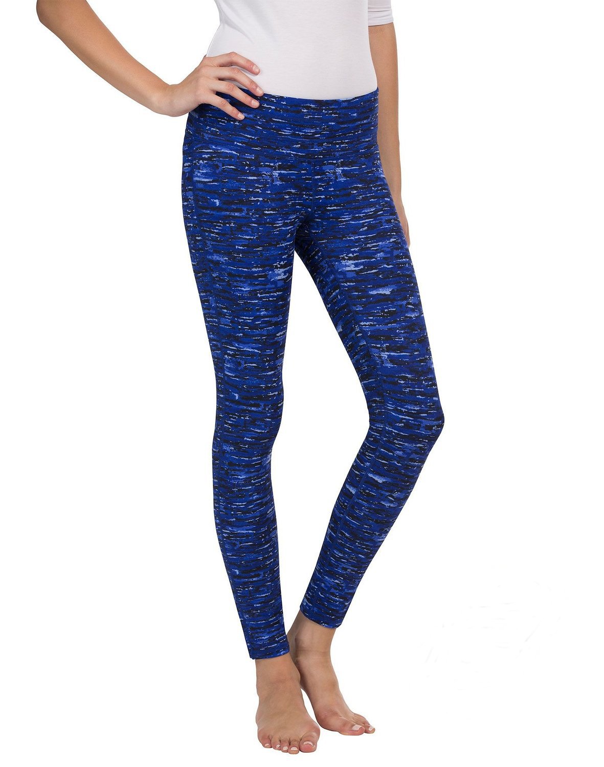 Cool Ladies' Yoga Leggings Blue Waves XL