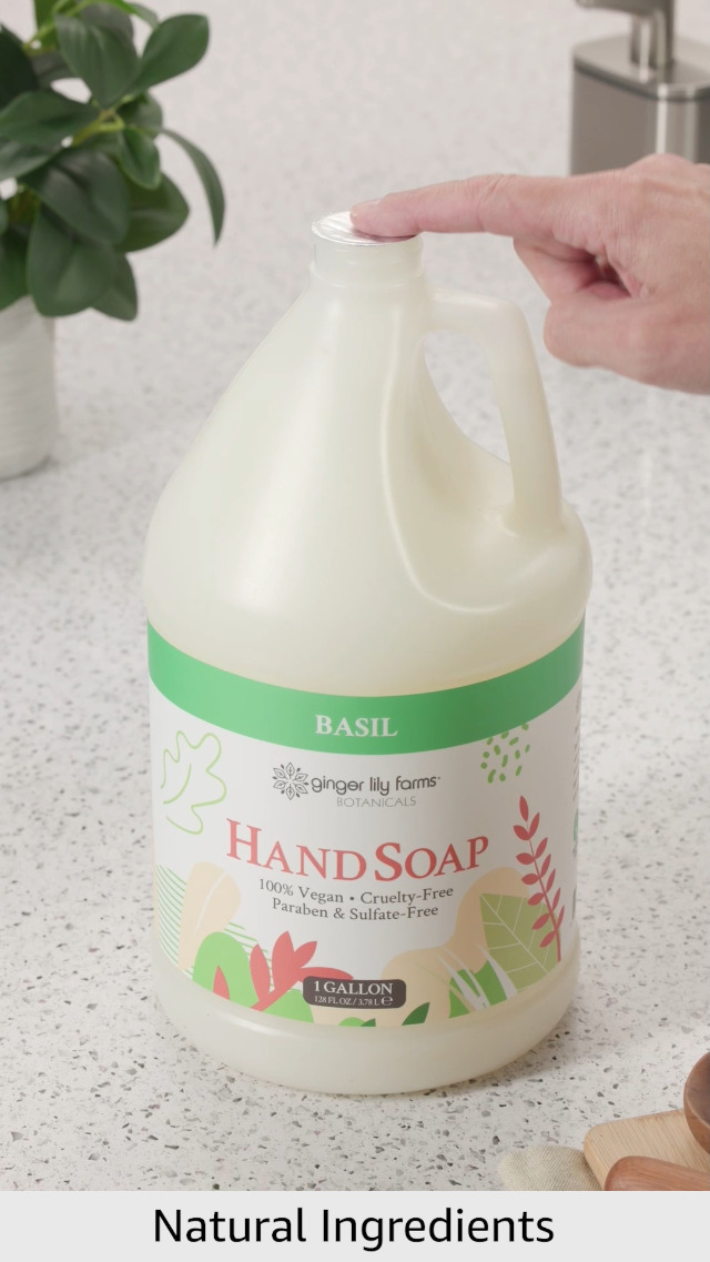Ginger Lily Farms Botanicals Mehrzweck-Handseife, Parfümfrei - 100% Vegan, Tierversuchsfrei & Sanft Zur Haut
