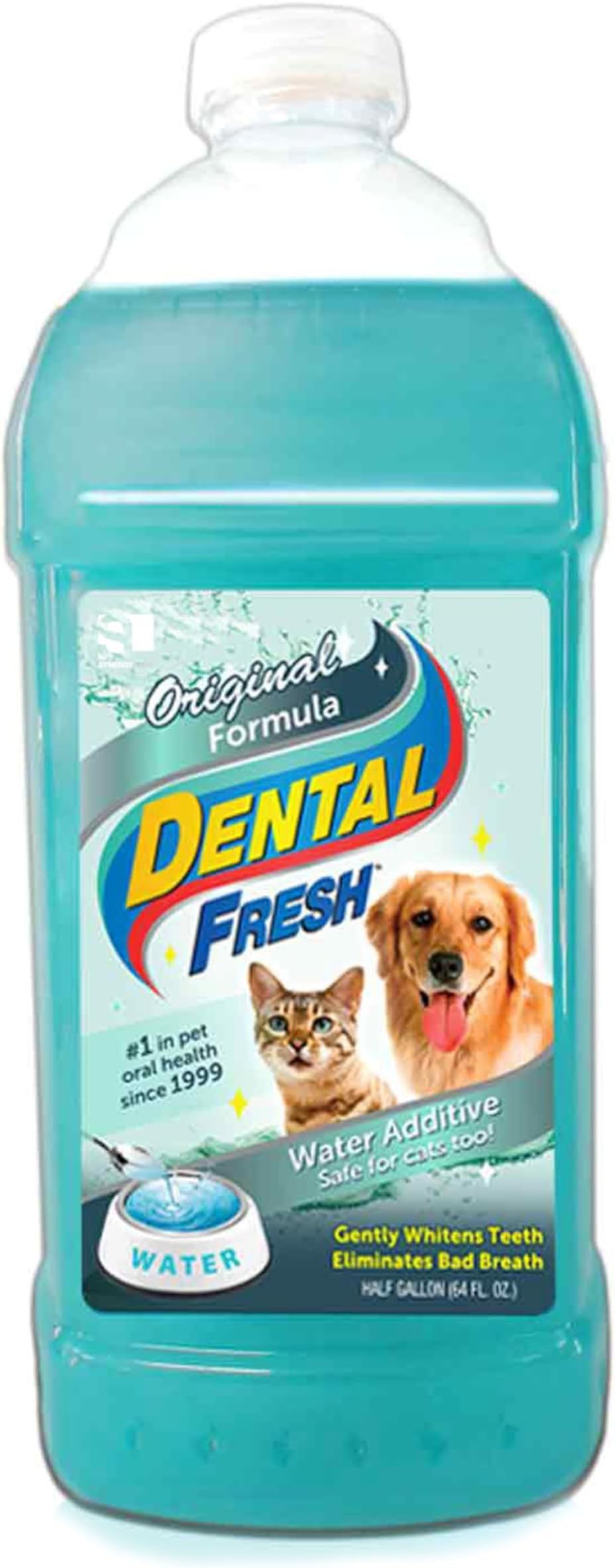 Synergy Dental Fresh Original Formula Water Additive for Dogs, 1/2 gallon